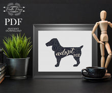 Load image into Gallery viewer, Adopt me Dog cross stitch pattern - cross stitch pattern
