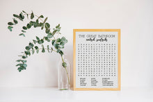 Load image into Gallery viewer, Bathroom cross stitch pattern, Funny cross stitch, Toilet cross stitch bathroom quote, Bathroom word search
