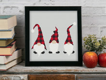 Load image into Gallery viewer, Gnomes cross stitch pattern, Christmas cross stitch pattern, Modern cross stitch pattern, Merry Christmas cross stitch pattern
