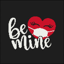 Load image into Gallery viewer, Valentines day Cross Stitch Pattern, Heart cross stitch pattern, Quarantine valentine cross stitch pattern Love cross stitch, Be mine
