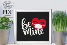 Load image into Gallery viewer, Valentines day Cross Stitch Pattern, Heart cross stitch pattern, Quarantine valentine cross stitch pattern Love cross stitch, Be mine
